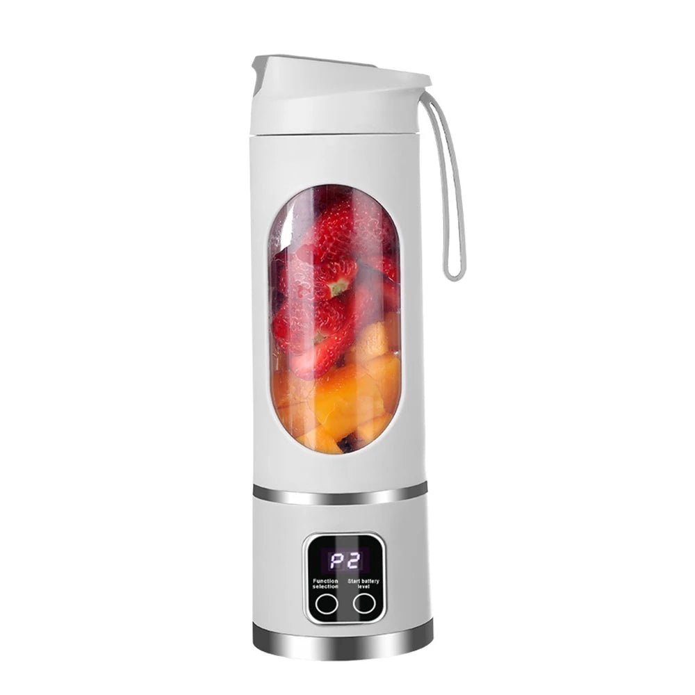 Mini liquidificador portátil esen-cia com lâminas de aço inox, bateria USB recarregável, ideal para smoothies e sucos pessoais