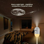 Lâmpada de noite projetor de estrelas 2-em-1 da esen-cia, luz ambiente para dormir e decoração de quarto com céu estrelado