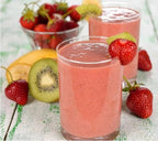 Liquidificador portátil Esen-cia com copo transparente, mostrando lâminas de aço inox para smoothies e alimentos.
