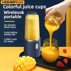 Portable Electric Blender Bottle – 6 Blades, Smoothie & Juice Cup - portable electric blender bottle 1