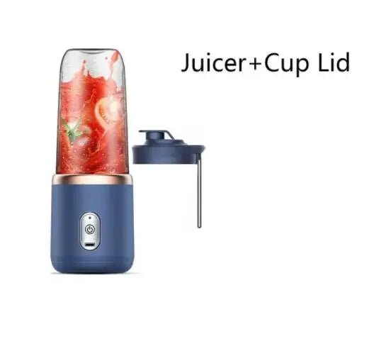 Lixeira portátil da marca esen-cia com copo de mistura elétrica, lâminhas de seis pontas para sucos, smoothies e gelo triturado.