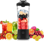Lâmpada portátil esen-cia com copo de 20oz, recarregável USB-C, autolimpante e sem fios para smoothies, academia e escritório.