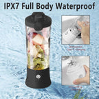Liquidificador portátil esen-cia com copo de 20oz, recarregável USB-C, autolimpante, sem fio para smoothies e uso no escritório.