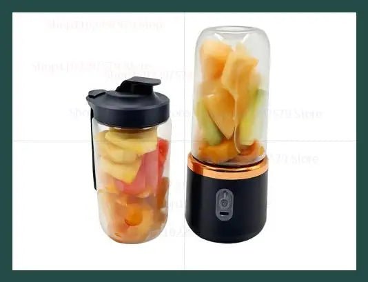 Liquidificador elétrico portátil esen-cia com 6 lâminas para sucos, smoothies, gelo e alimentos, compacto e fácil de usar.