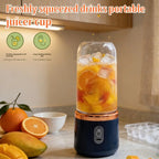 Liquidificador elétrico portátil esen-cia com 6 lâminas, processador de alimentos para smoothies, sucos e gelo.