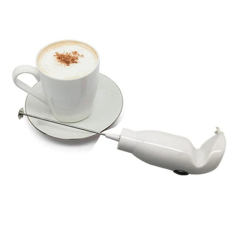 Liquidificador portátil elétrico esen-cia para leite, café e receitas, com plugue EU, ideal para cozinha e preparo de bebidas.