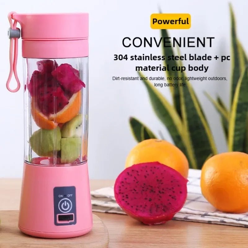 Liquidificador portátil elétrico esen-cia, mini mixer recarregável para smoothies e milkshakes, copo de mão para viagem.