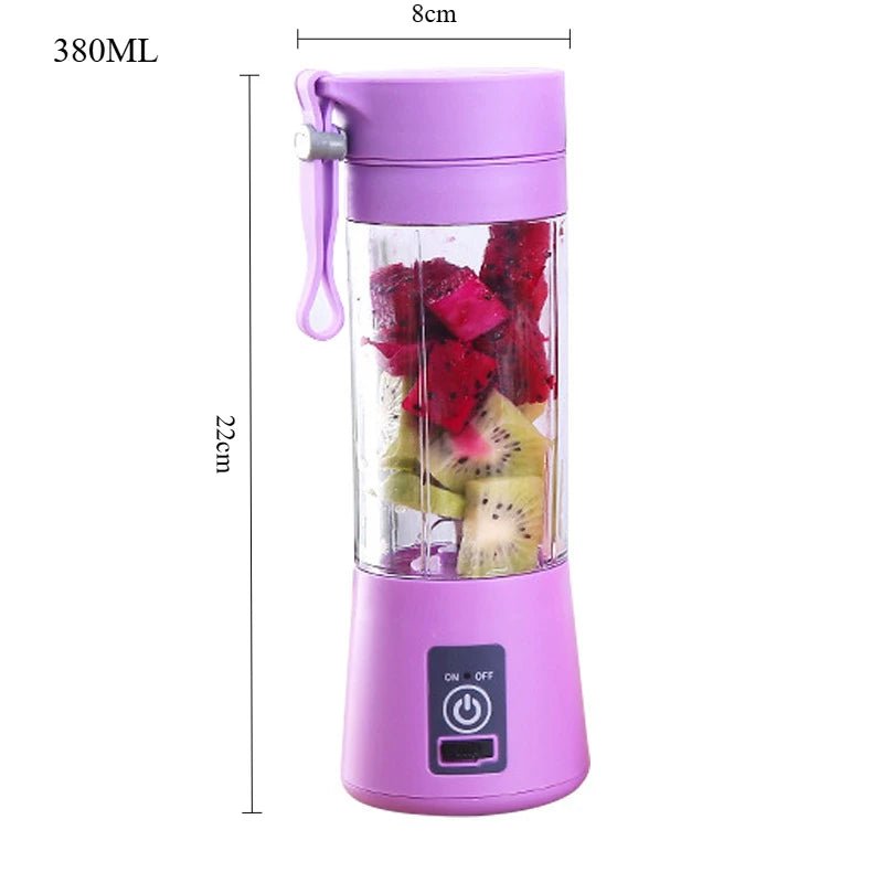 Liquidificador portátil esen-cia, mini mixer recarregável para smoothies, sucos de frutas e milkshakes, com copo compacto.