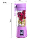 Liquidificador portátil esen-cia, mini mixer recarregável para smoothies, sucos de frutas e milkshakes, com copo compacto.