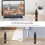 Batedor de leite portátil esen-cia, mini liquidificador USB para café cappuccino, creme, ovos e alimentos.