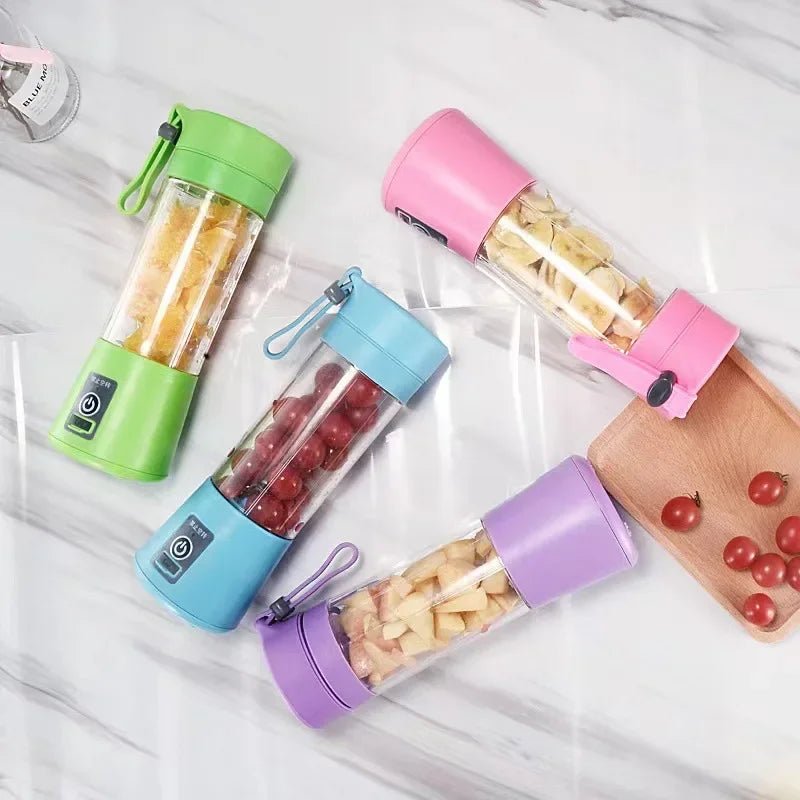 Copo de liquidificador portátil esen-cia com lâminas atualizadas, motor potente de 4000mAh, ideal para sucos e alimentos baby.
