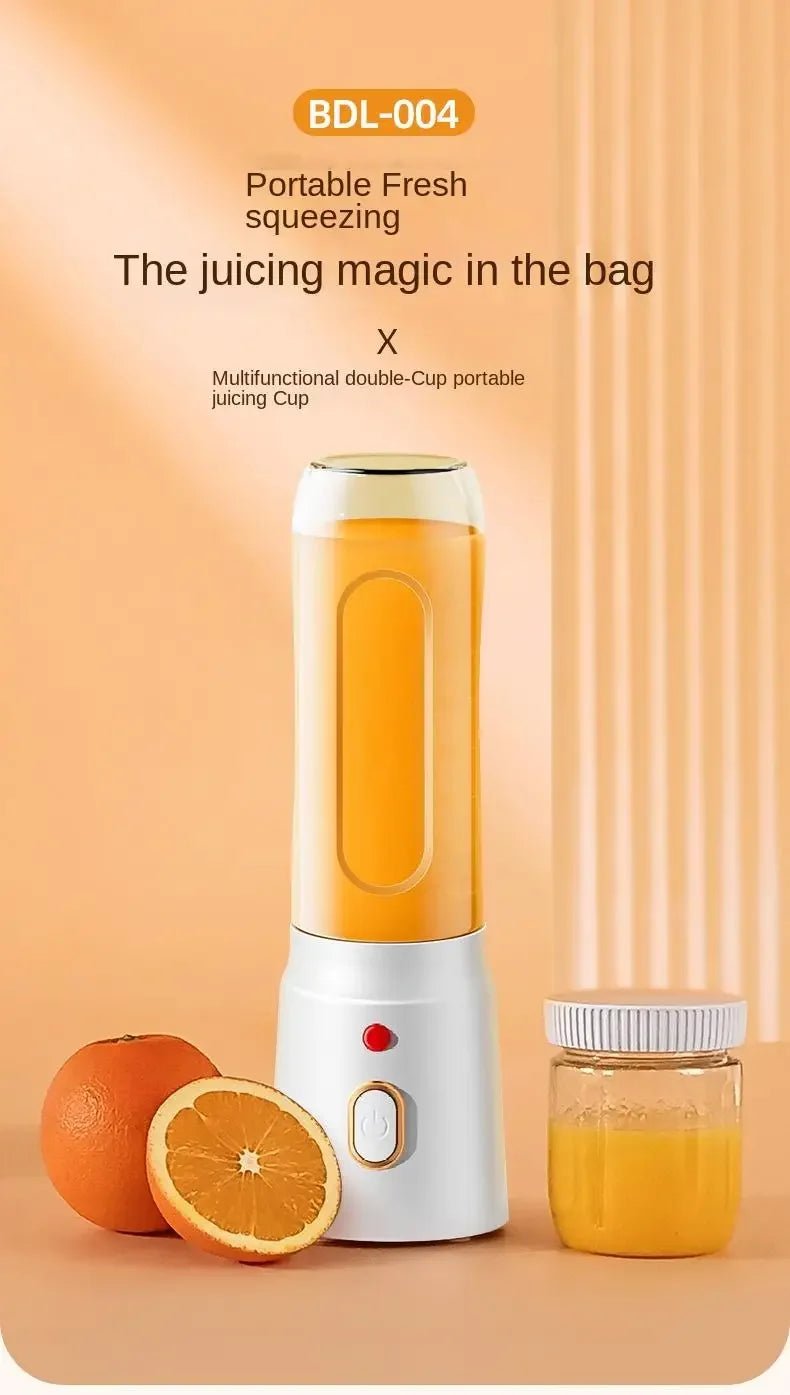 Liquidificador portátil esen-cia para cozinha, eletrodoméstico sem fio, com lâminas para sucos de frutas, gelo e alimentos.