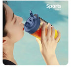 Liquidificador portátil USB esen-cia de 400ml, mini liquidificador com 6 lâminas para smoothies em casa, no trabalho ou na viagem.