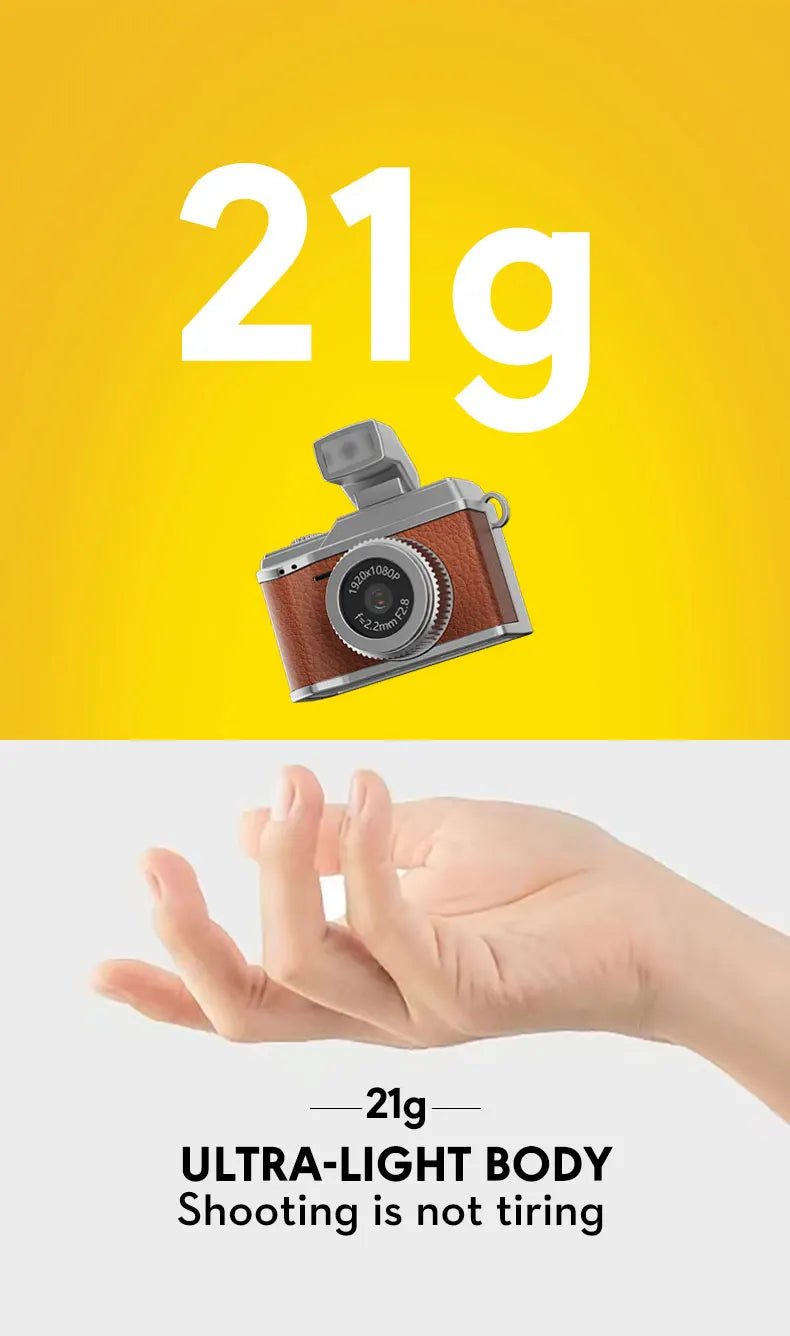 Câmera mini vlog de 0,96 polegadas, leve e portátil, marca esen-cia, ideal para viagens e coleções, com tela digital compacta